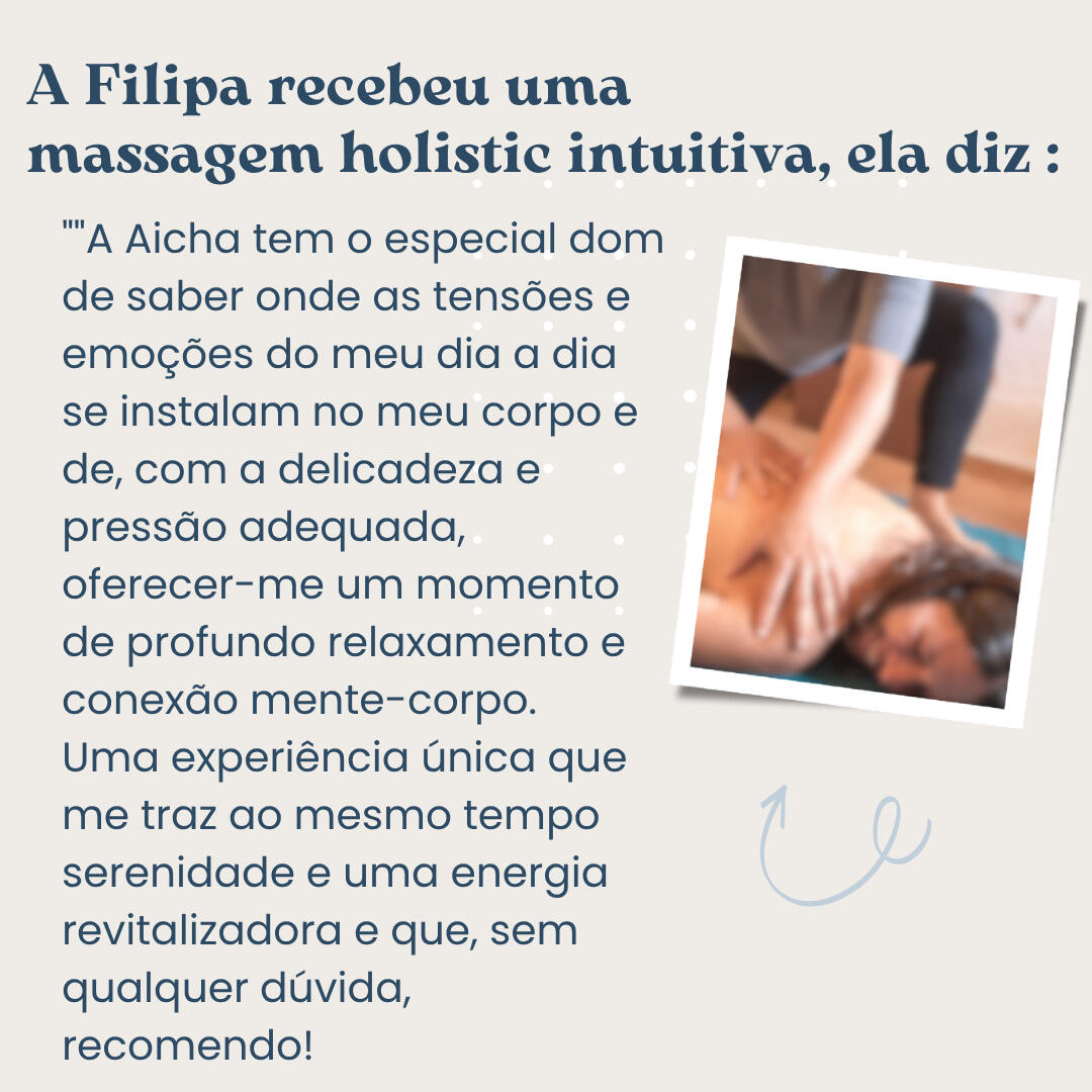 Holistic massage therapy in São Luís, Portugal